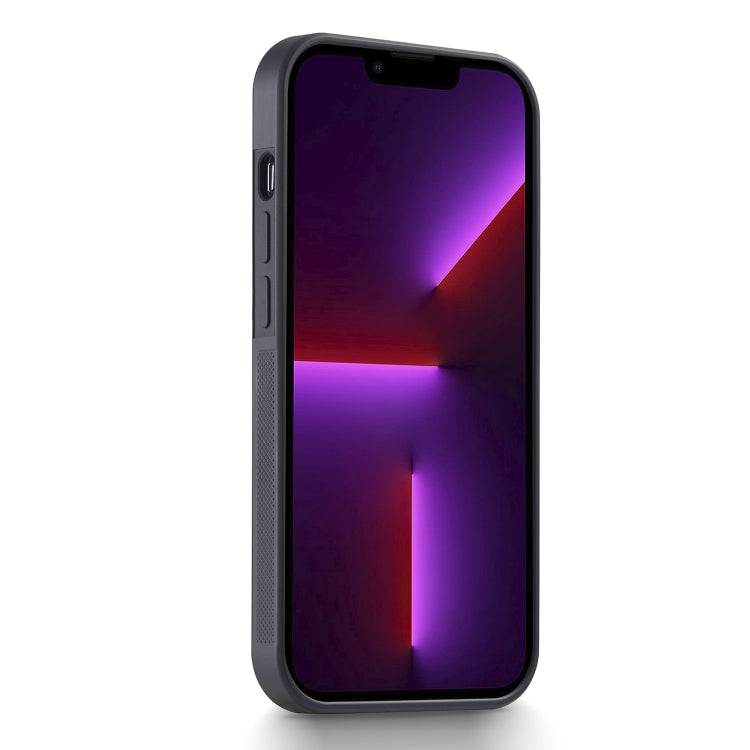 For iPhone 13 Pro LC.IMEEKE 3 in 1 Carbon Fiber Texture Shockproof Phone Case(Black) - HoMEdemic™ 