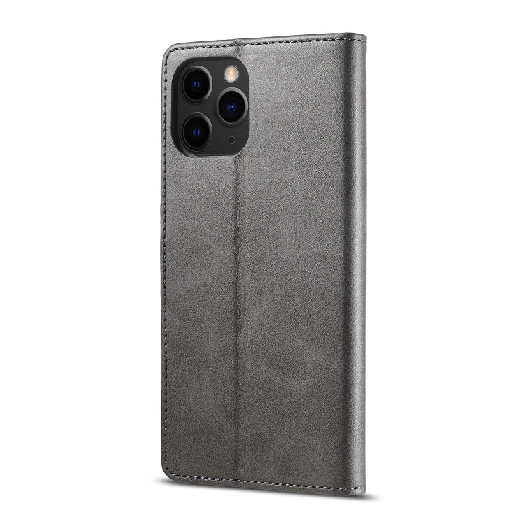 For iPhone 13 Pro LC.IMEEKE Calf Texture Horizontal Flip Leather Case with Holder & Card Slots & Wallet (Grey) - HoMEdemic™ 