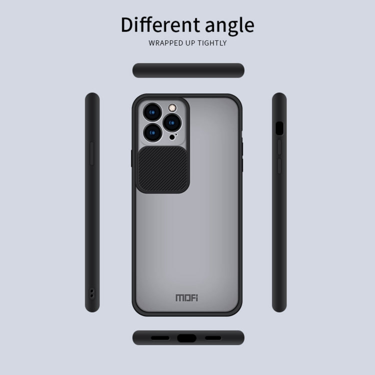 For iPhone 13 Pro MOFI Translucent Frosted PC + TPU Phone Case(Black) - HoMEdemic™ 