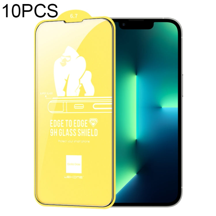 For iPhone 13 Pro Max 10pcs WEKOME 9D Curved HD Tempered Glass Film - HoMEdemic™ 