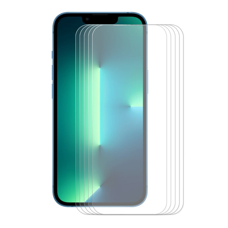 For iPhone 13 Pro Max 5pcs ENKAY Hat-Prince 0.26mm 9H 2.5D Curved Edge Tempered Glass Screen Protector - HoMEdemic™ 