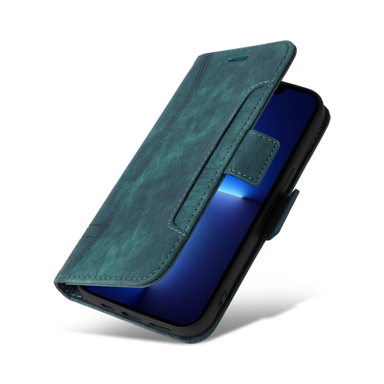 For iPhone 13 Pro Max BETOPNICE Dual-side Buckle Leather Phone Case(Green) - HoMEdemic™ 