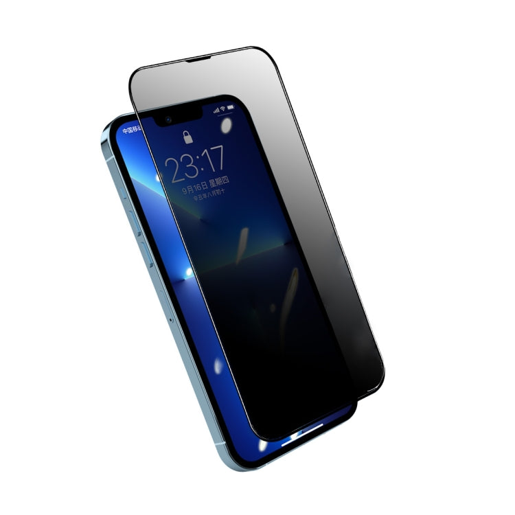 For iPhone 13 Pro Max ENKAY Quick Stick Anti-peeping Tempered Glass Film - HoMEdemic™ 