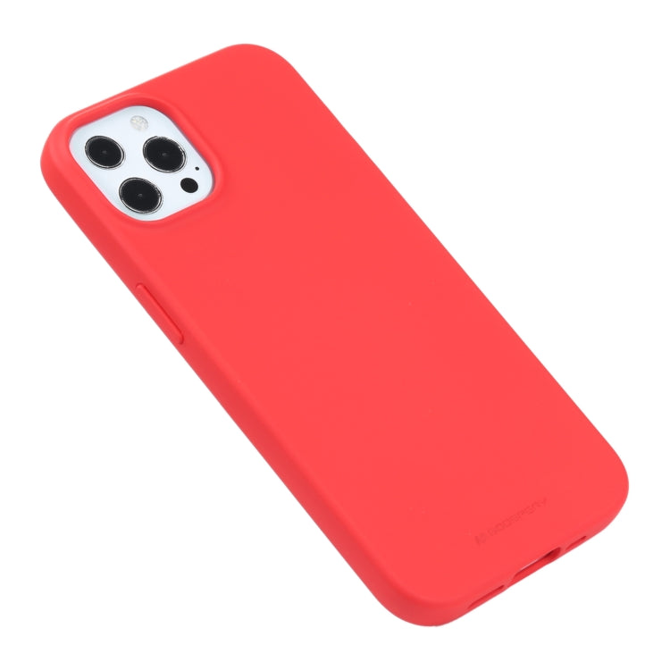 For iPhone 13 Pro Max GOOSPERY SOFT FEELING Liquid TPU Shockproof Soft Case (Red) - HoMEdemic™ 