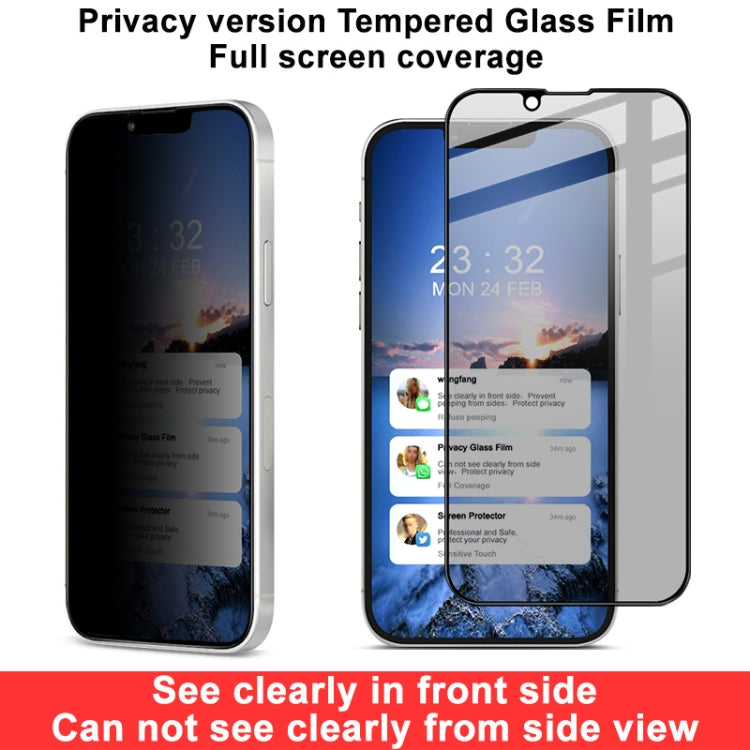 For iPhone 13 Pro Max IMAK HD Full Screen Anti-spy Tempered Glass Protective Film - HoMEdemic™ 
