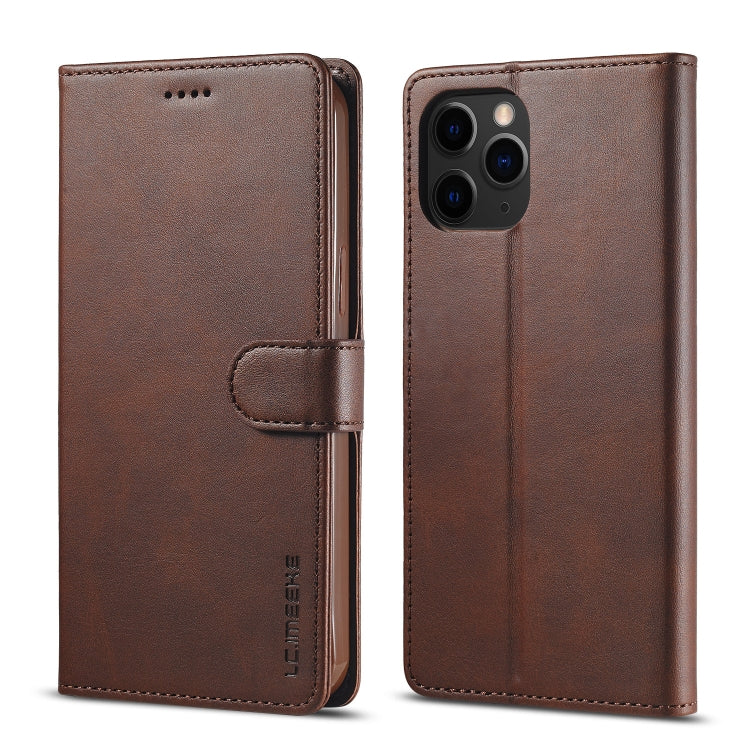 For iPhone 13 Pro Max LC.IMEEKE Calf Texture Horizontal Flip Leather Case with Holder & Card Slots & Wallet (Brown) - HoMEdemic™ 
