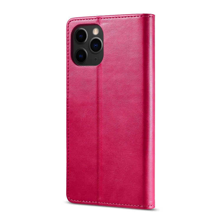 For iPhone 13 Pro Max LC.IMEEKE Calf Texture Horizontal Flip Leather Case with Holder & Card Slots & Wallet (Red) - HoMEdemic™ 