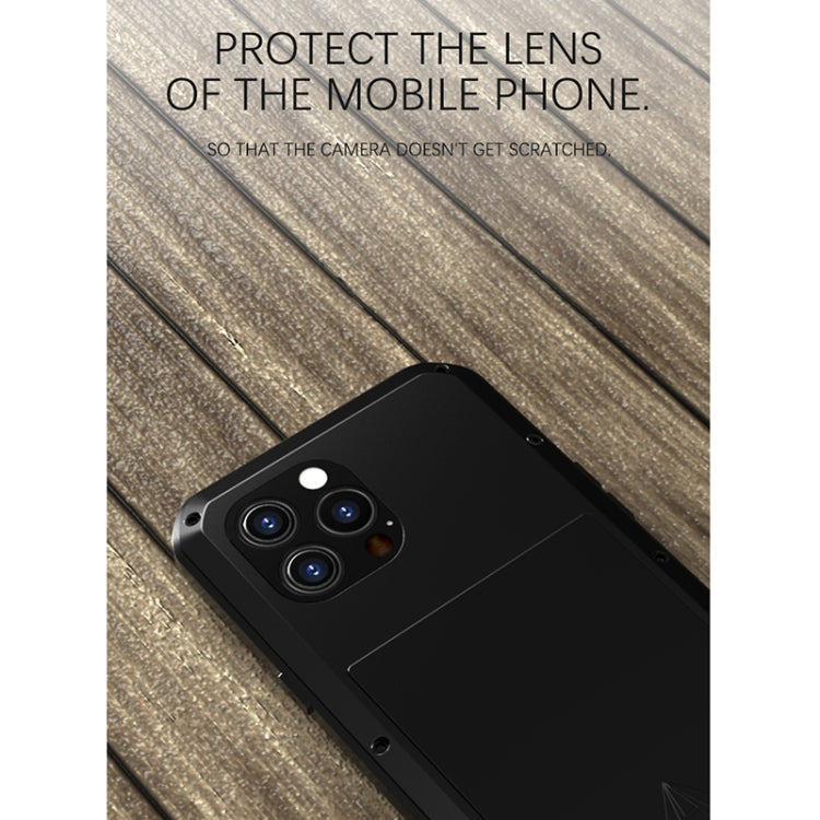 For iPhone 13 Pro Max LOVE MEI Metal Shockproof Life Waterproof Dustproof Protective Phone Case (Yellow) - HoMEdemic™ 