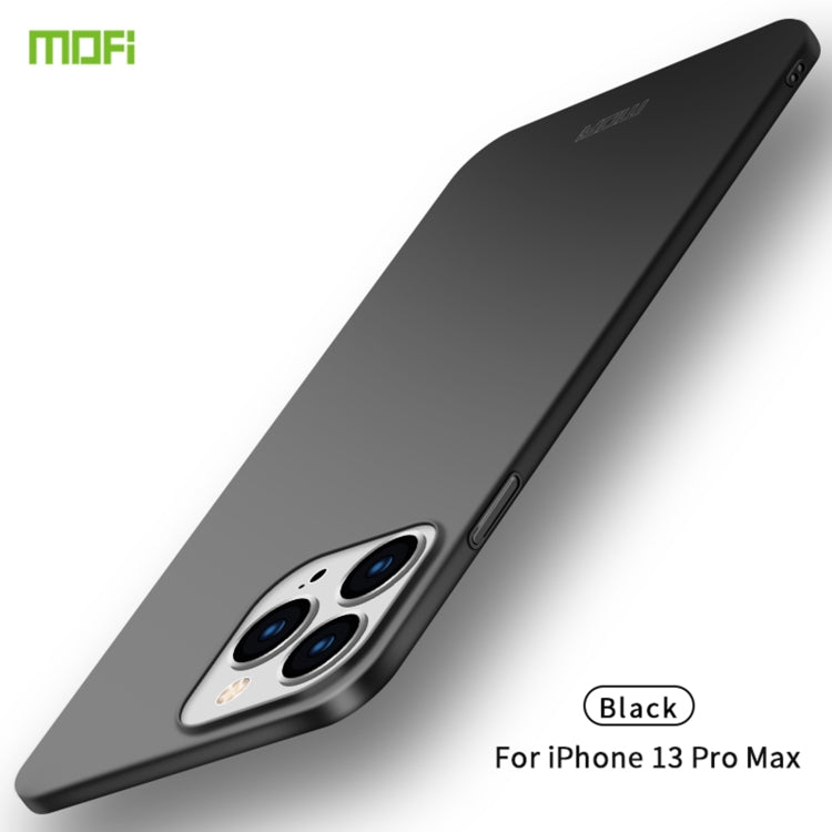 For iPhone 13 Pro Max  MOFI Frosted PC Ultra-thin Hard Case(Black) - HoMEdemic™ 