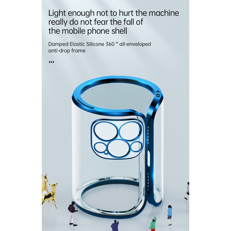 For iPhone 13 Pro Max SULADA Elastic Silicone Edge Frame + TPU All-inclusive Anti-fall Case (Gold) - HoMEdemic™ 