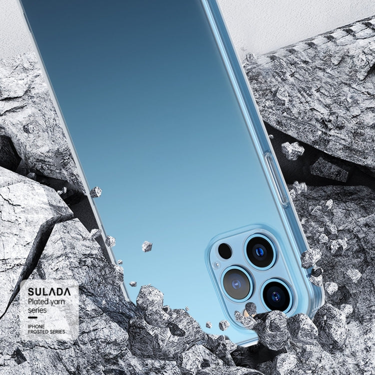 For iPhone 13 Pro Max SULADA Frosted Series Shockproof TPU Protective Case (Transparent) - HoMEdemic™ 