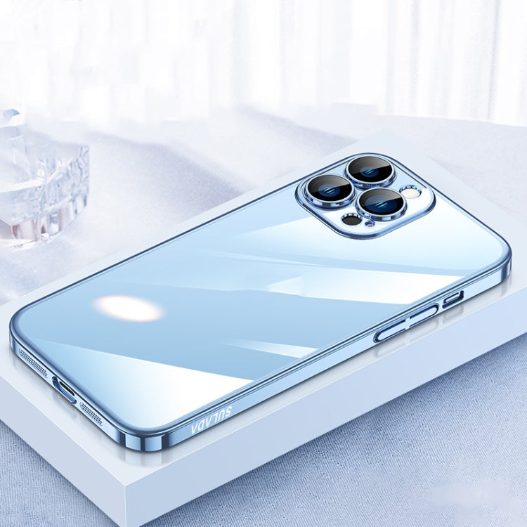 For iPhone 13 Pro Max SULADA JINGJIA Series Lens Protector PC Phone Case (Blue) - HoMEdemic™ 