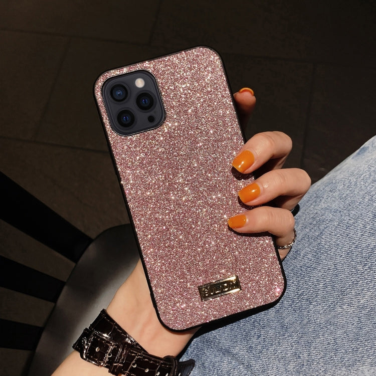 For iPhone 13 Pro Max SULADA Shockproof TPU + Handmade Leather Case (Purple) - HoMEdemic™ 
