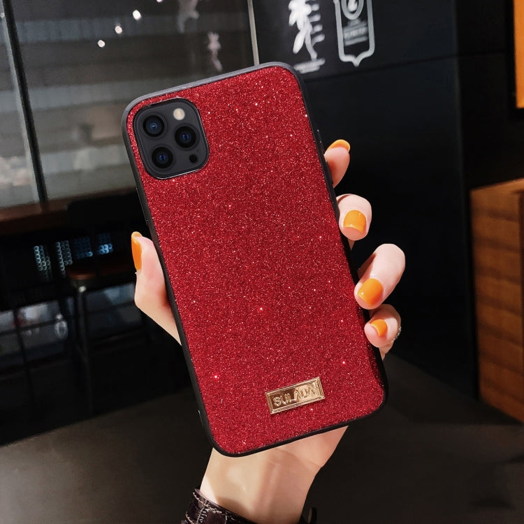 For iPhone 13 Pro Max SULADA Shockproof TPU + Handmade Leather Case (Red) - HoMEdemic™ 