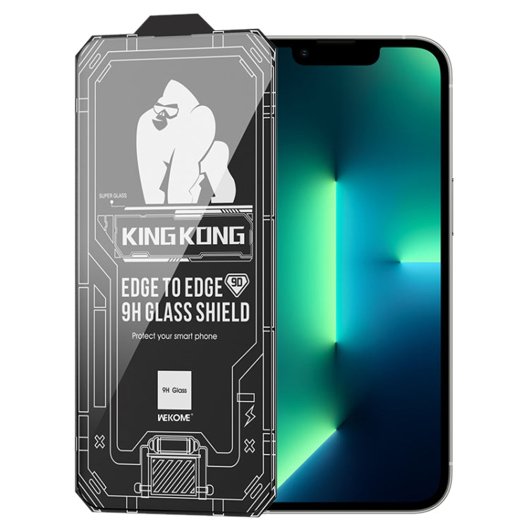 For iPhone 13 Pro Max WK WTP-066 King Kong Vacha 9D Curved HD Tempered Glass Film(Black) - HoMEdemic™ 