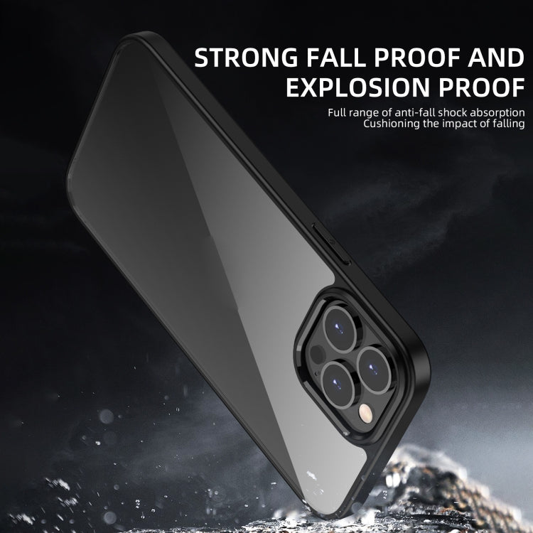 For iPhone 13 Pro Max iPAKY Bright Color Series TPU + PC Shockproof Protective Case (Black) - HoMEdemic™ 