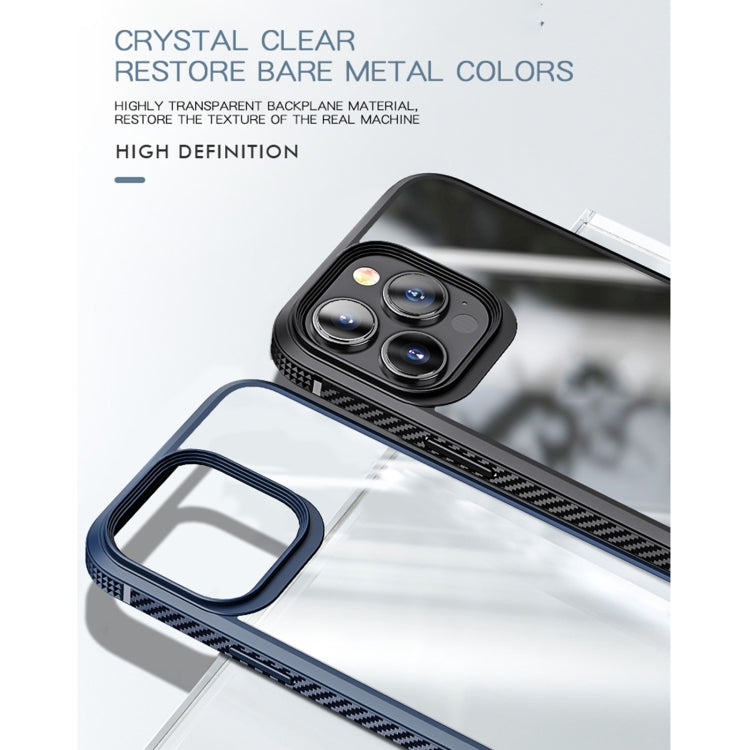 For iPhone 13 Pro Max iPAKY MG Series Transparent TPU + PC Airbag Shockproof Case (Red) - HoMEdemic™ 