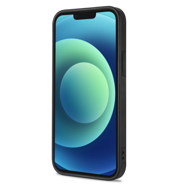 For iPhone 13 Pro N.BEKUS Vertical Flip Card Slot RFID Phone Case (Black) - HoMEdemic™ 