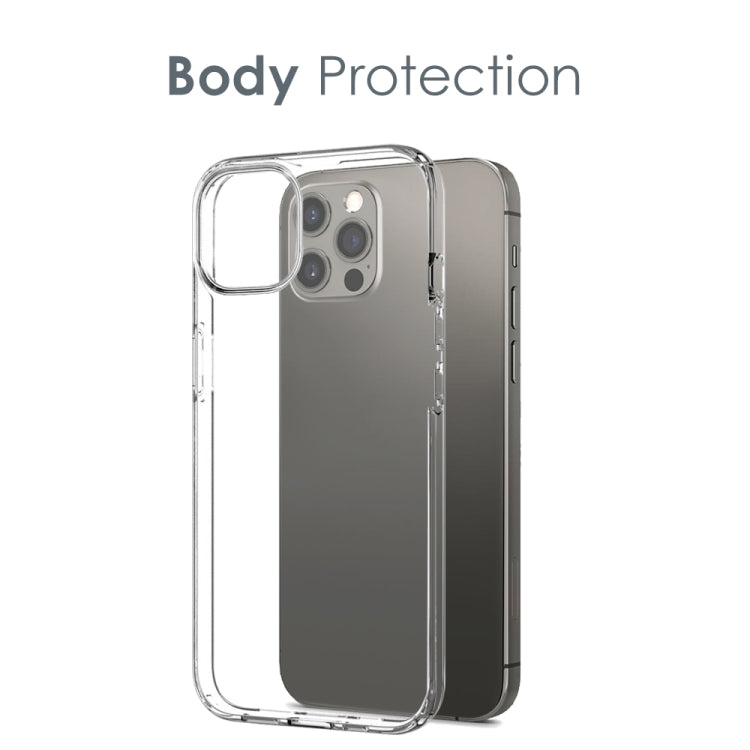 For iPhone 13 Pro NORTHJO 3 in 1 TPU Phone Case with Screen Film and Lens Film(Clear) - HoMEdemic™ 