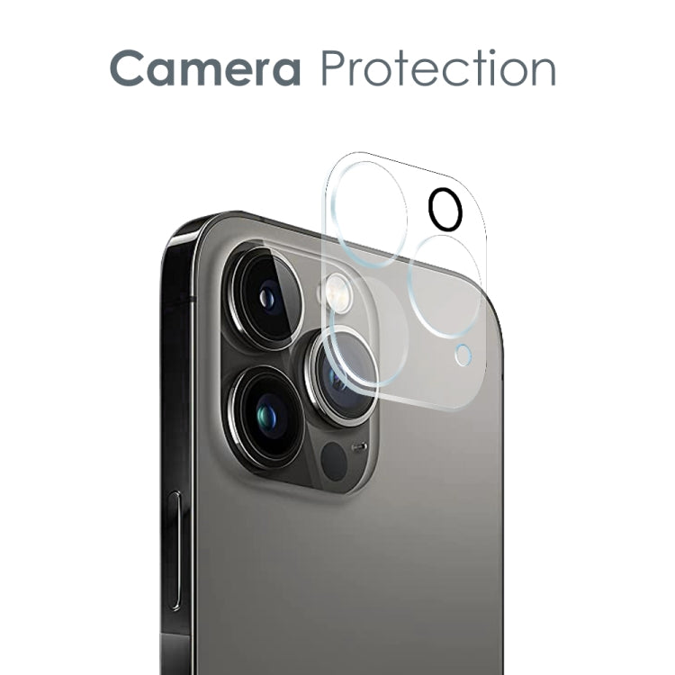 For iPhone 13 Pro NORTHJO 3 in 1 TPU Phone Case with Screen Film and Lens Film(Clear) - HoMEdemic™ 