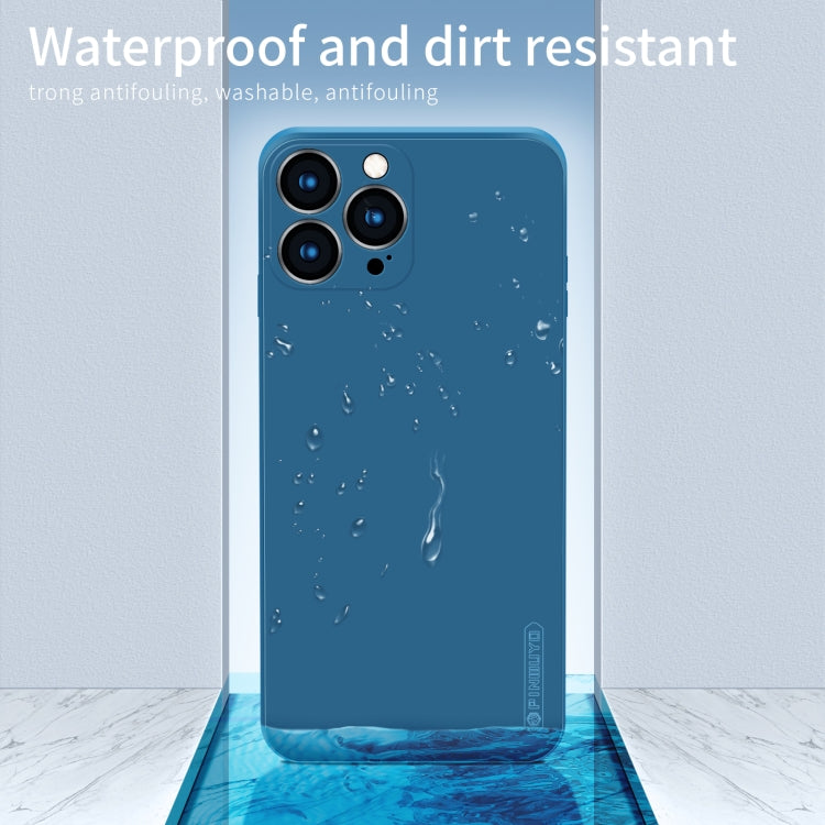 For iPhone 13 Pro PINWUYO Touching Series Liquid Silicone TPU Shockproof Case (Black) - HoMEdemic™ 