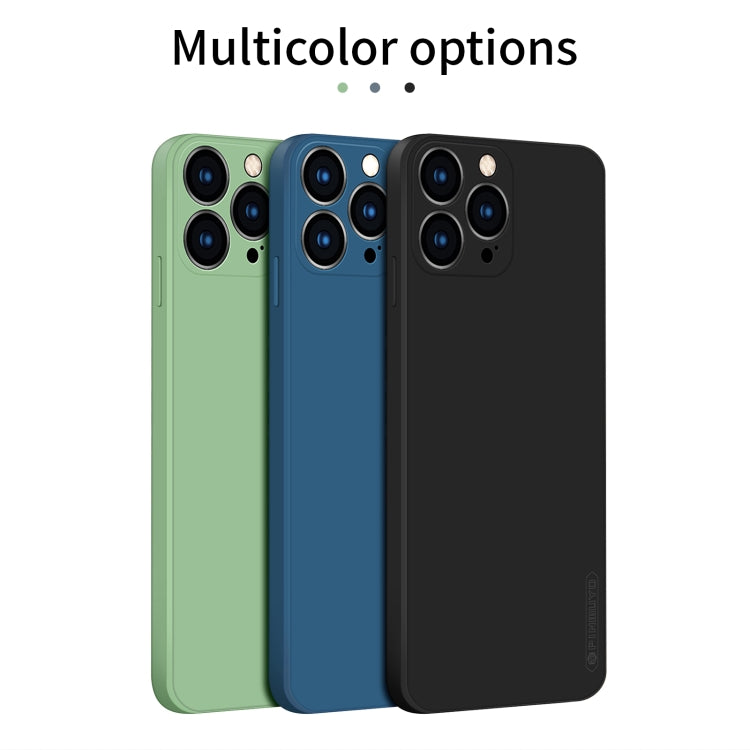 For iPhone 13 Pro PINWUYO Touching Series Liquid Silicone TPU Shockproof Case (Blue) - HoMEdemic™ 