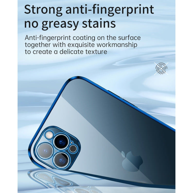 For iPhone 13 Pro SULADA Elastic Silicone Edge Frame + TPU All-inclusive Anti-fall Case (Blue) - HoMEdemic™ 