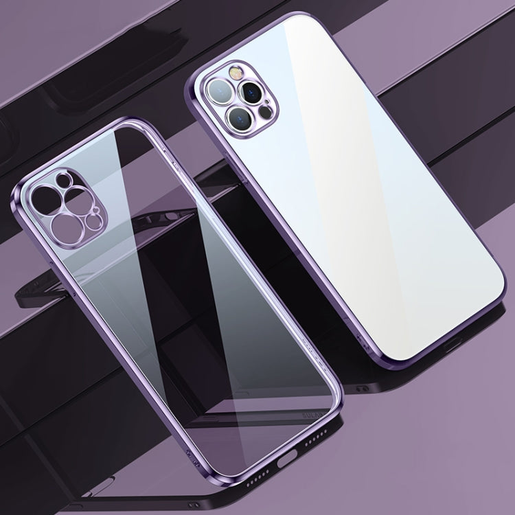 For iPhone 13 Pro SULADA Elastic Silicone Edge Frame + TPU All-inclusive Anti-fall Case (Purple) - HoMEdemic™ 