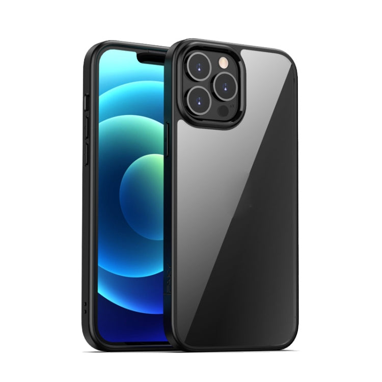 For iPhone 13 Pro iPAKY Bright Color Series TPU + PC Shockproof Protective Case (Black) - HoMEdemic™ 