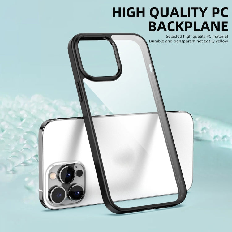 For iPhone 13 Pro iPAKY Bright Color Series TPU + PC Shockproof Protective Case (Black) - HoMEdemic™ 