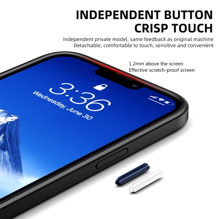 For iPhone 13 Pro iPAKY Magic Shadow Series TPU + PC Shockproof Protective Case (Black) - HoMEdemic™ 