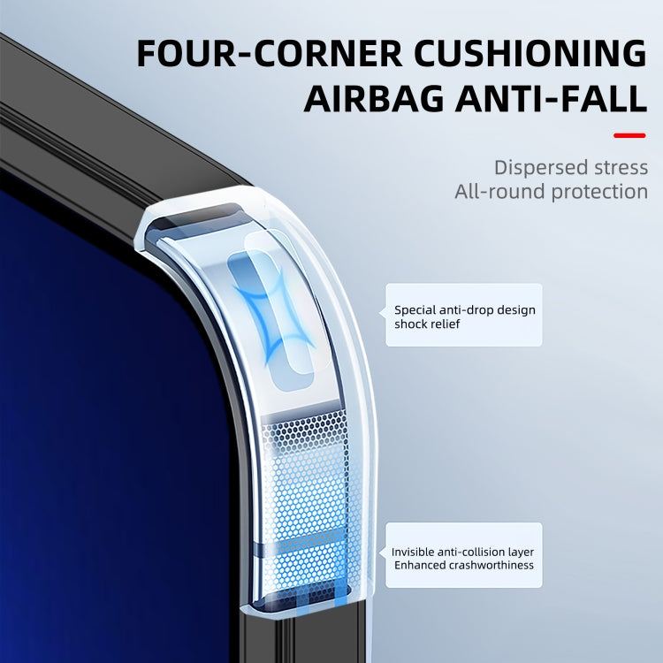 For iPhone 13 Pro iPAKY Shockproof PC + TPU Protective Phone Case (Purple) - HoMEdemic™ 