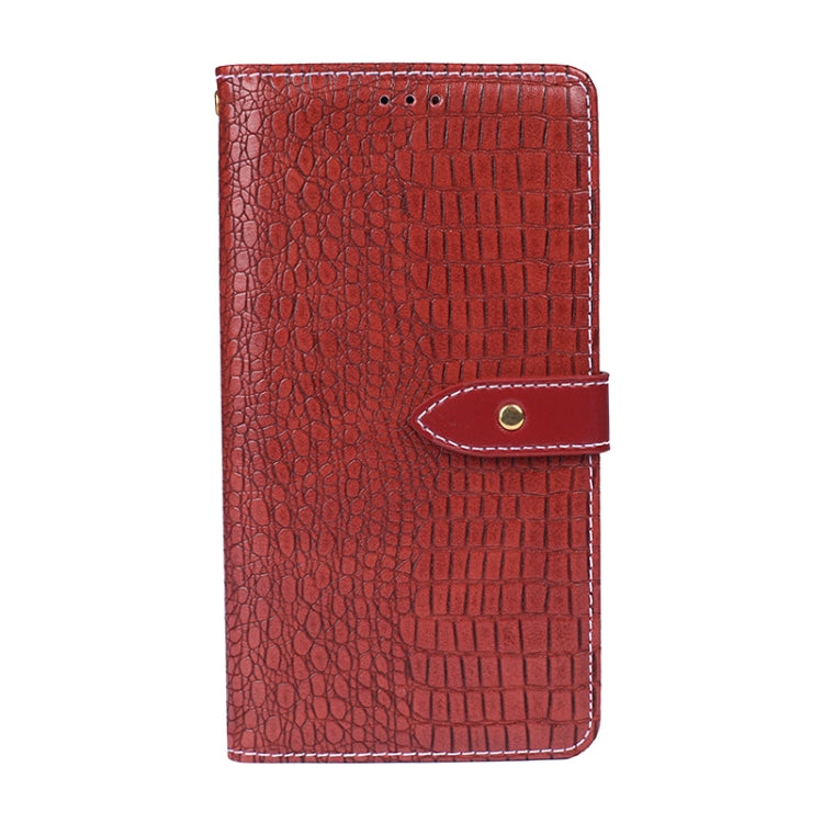 For iPhone 13 Pro idewei Crocodile Texture Horizontal Flip Leather Case with Holder & Card Slots & Wallet (Red) - HoMEdemic™ 