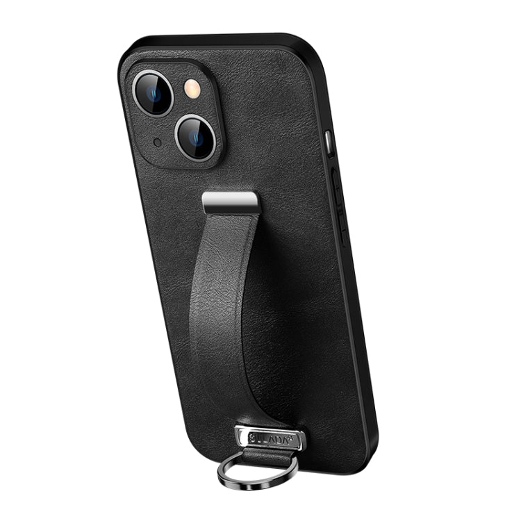 For iPhone 13 SULADA Cool Series PC + Leather Texture Skin Feel Shockproof Phone Case (Black) - HoMEdemic™ 