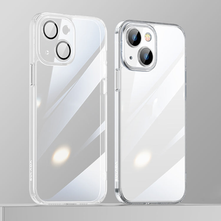 For iPhone 13 SULADA Crytal Steel Series Diamond Glass + TPU Phone Case(Transparent) - HoMEdemic™ 