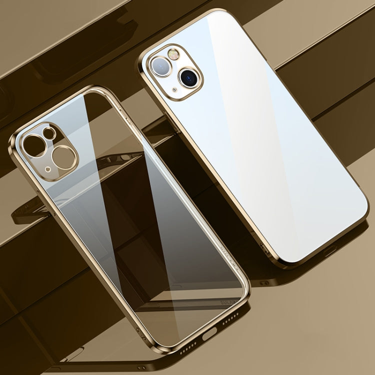 For iPhone 13 SULADA Elastic Silicone Edge Frame + TPU All-inclusive Anti-fall Case(Gold) - HoMEdemic™ 
