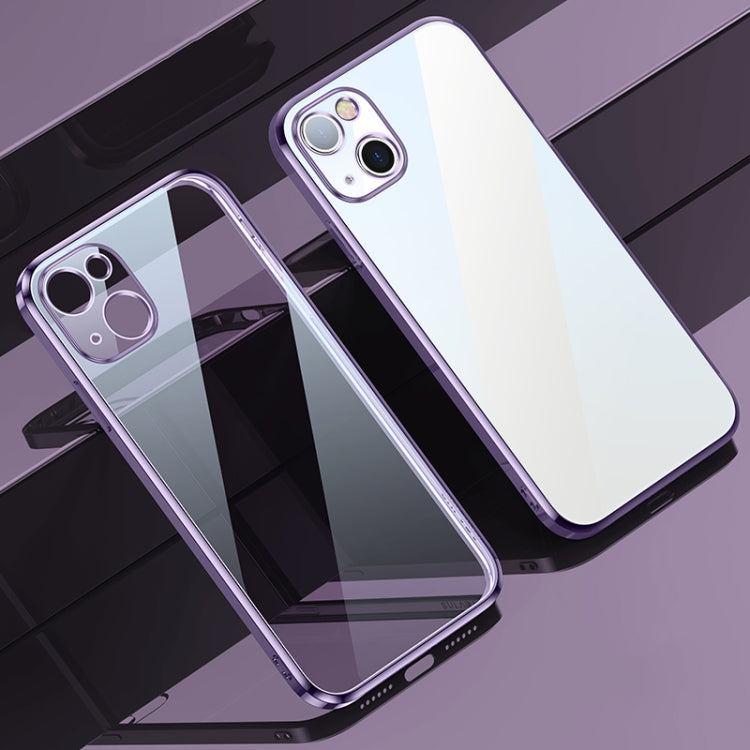 For iPhone 13 SULADA Elastic Silicone Edge Frame + TPU All-inclusive Anti-fall Case(Purple) - HoMEdemic™ 
