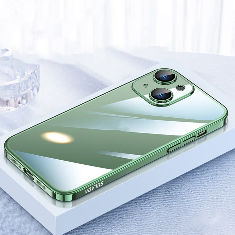 For iPhone 13 SULADA JINGJIA Series Lens Protector PC Phone Case(Greeen) - HoMEdemic™ 
