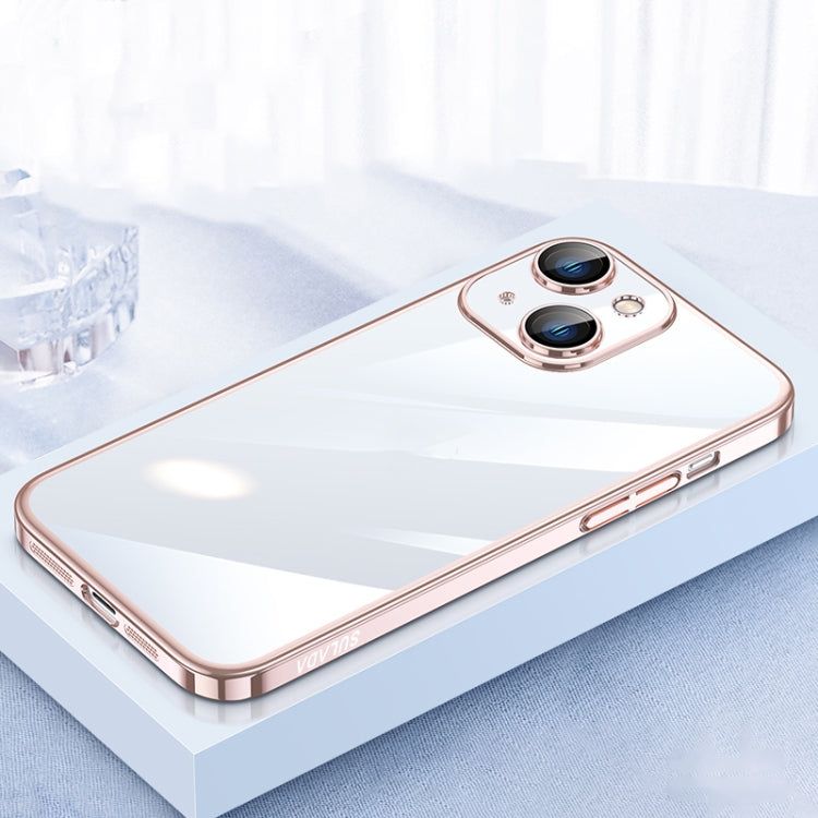 For iPhone 13 SULADA JINGJIA Series Lens Protector PC Phone Case(Pink) - HoMEdemic™ 