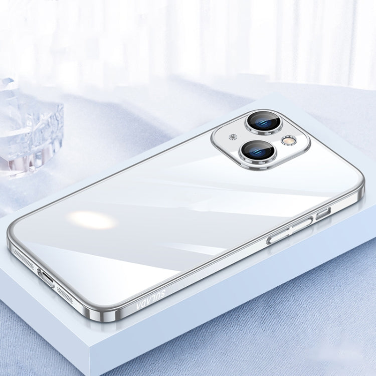 For iPhone 13 SULADA JINGJIA Series Lens Protector PC Phone Case(Silver) - HoMEdemic™ 