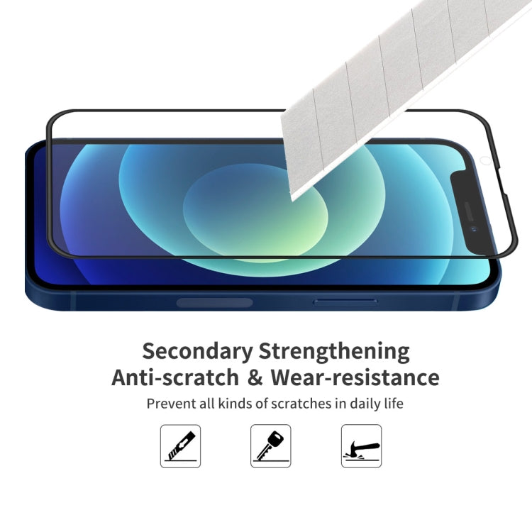 For iPhone 13 mini 2pcs ENKAY Hat-Prince Anti-drop Full Glue Tempered Glass Full Screen Film Anti-fall Protector - HoMEdemic™ 