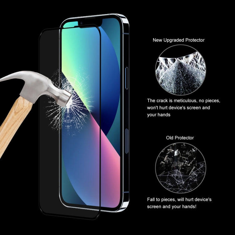 For iPhone 13 mini 2pcs ENKAY Hat-Prince Full Glue 0.26mm 9H 2.5D Tempered Glass Screen Protector Full Coverage Film - HoMEdemic™ 