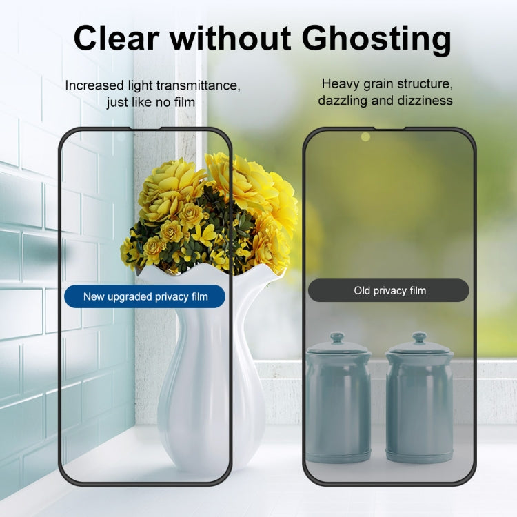 For iPhone 13 mini 5pcs ENKAY Hat-Prince Full Coverage Anti-drop Privacy Screen Protector Anti-spy Tempered Glass Film - HoMEdemic™ 