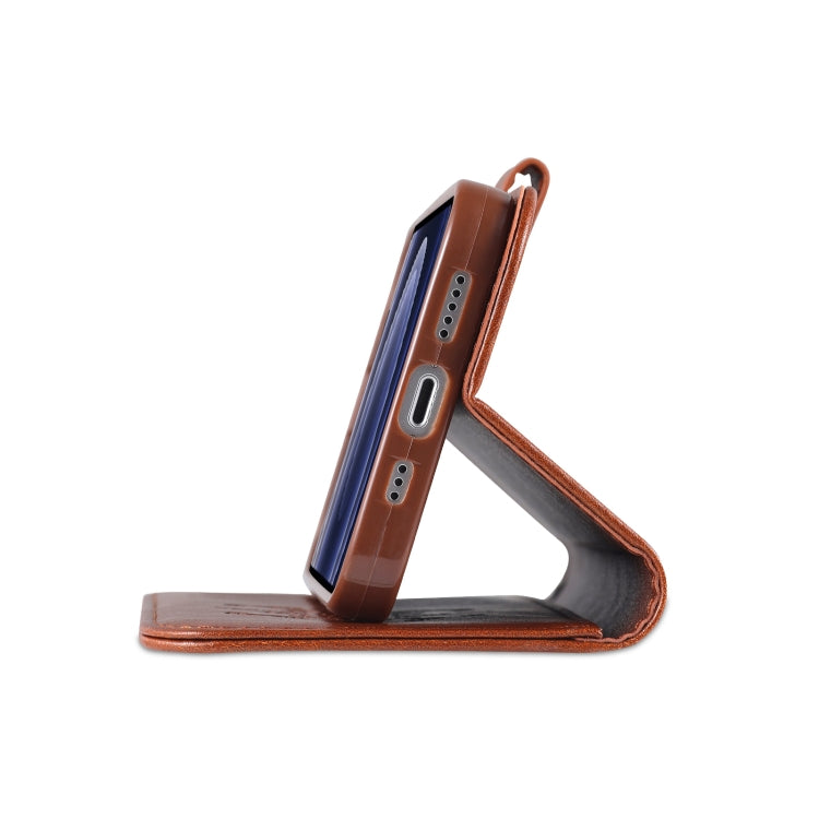 For iPhone 13 mini AZNS Sheepskin Texture Horizontal Flip Leather Case with Holder & Card Slots & Wallet (Brown) - HoMEdemic™ 