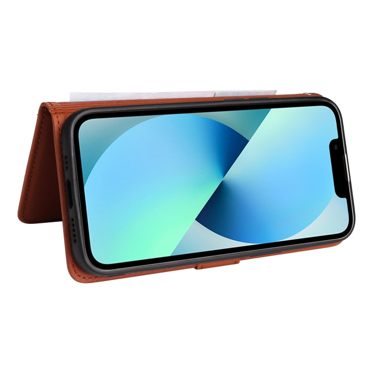 For iPhone 13 mini BETOPNICE BN-005 2 in 1 Detachable Imitate Genuine Leather Phone Case(Brown) - HoMEdemic™ 