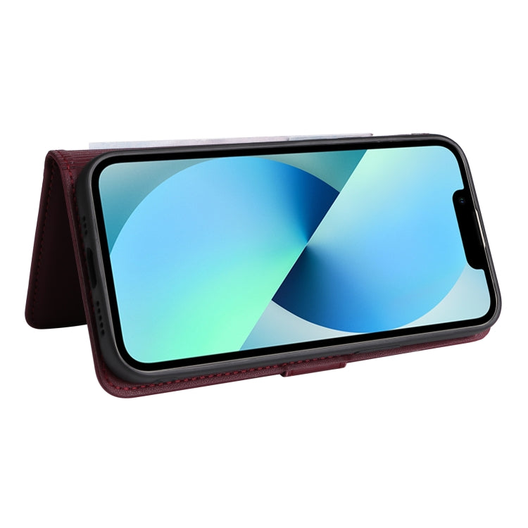 For iPhone 13 mini BETOPNICE BN-005 2 in 1 Detachable Imitate Genuine Leather Phone Case(Wine Red) - HoMEdemic™ 