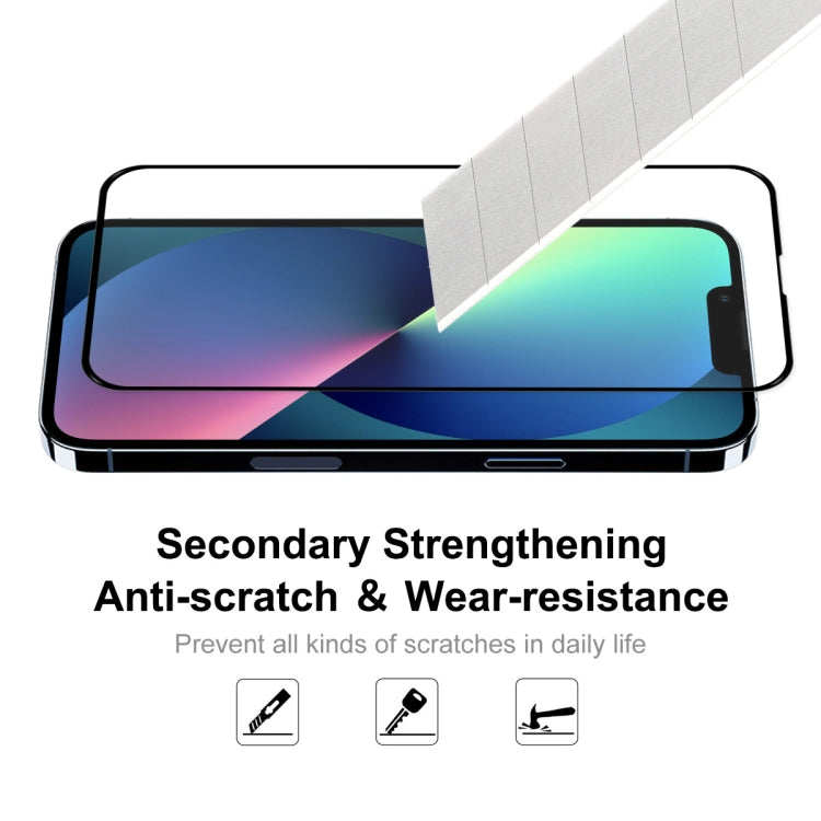 For iPhone 13 mini ENKAY Hat-Prince Full Glue 0.26mm 9H 2.5D Tempered Glass Screen Protector Full Coverage Film - HoMEdemic™ 