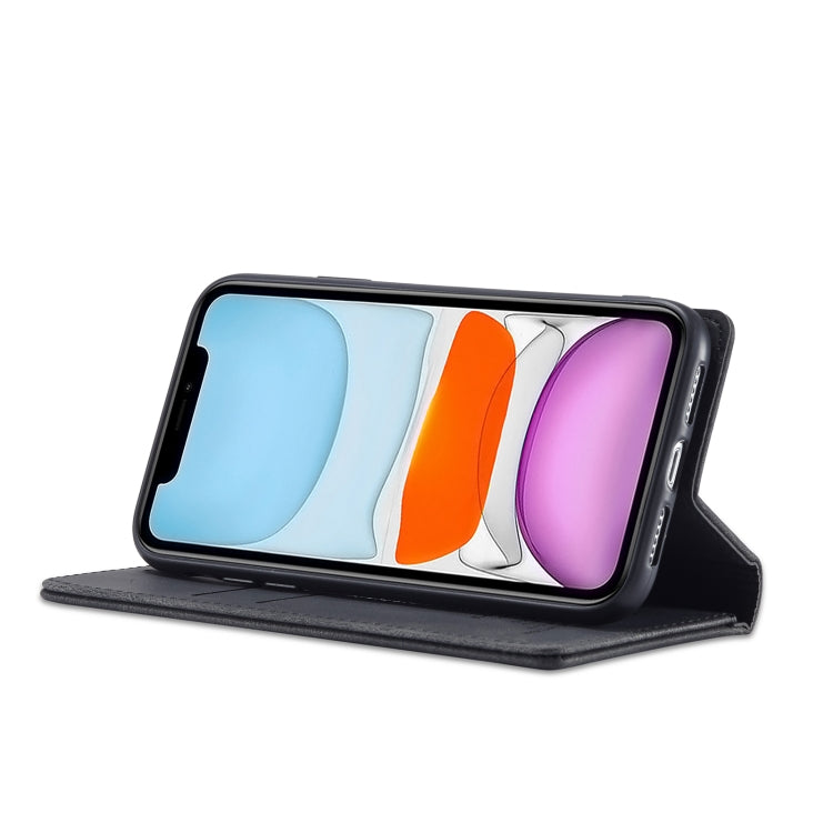 For iPhone 13 mini Forwenw F2 Series Magnetic Horizontal Flip Leather Case with Holder & Card Slots & Wallet (Black) - HoMEdemic™ 