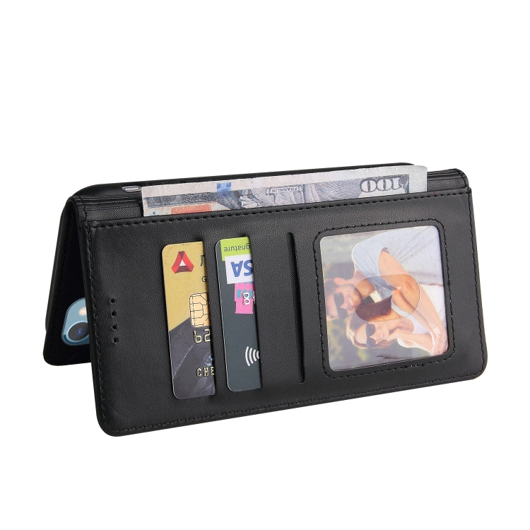 For iPhone 13 mini GQUTROBE Skin Feel Magnetic Leather Phone Case (Black) - HoMEdemic™ 