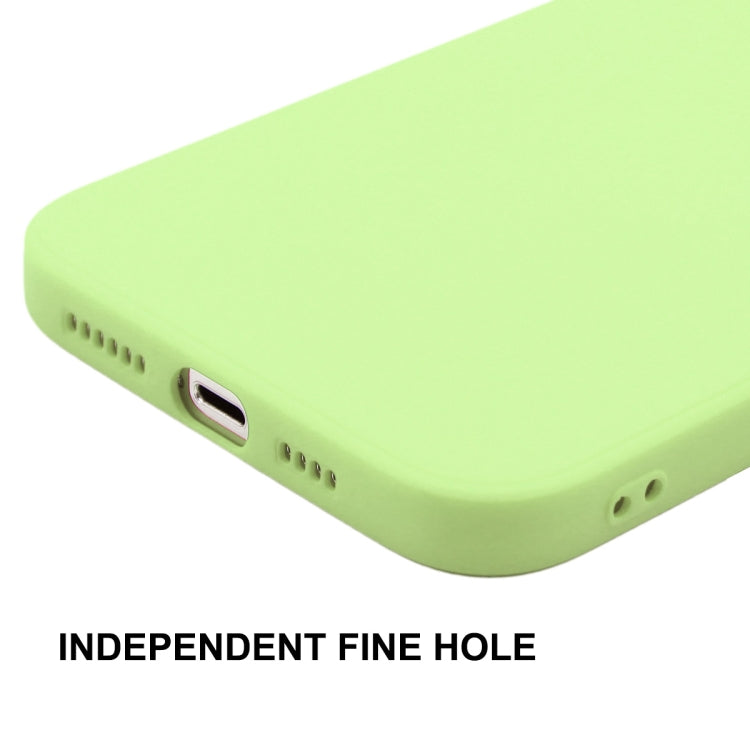 For iPhone 13 mini Hat-Prince ENKAY Liquid Silicone Shockproof Protective Case Drop Protection Cover + 9H Tempered Glass Screen Protector (Beige) - HoMEdemic™ 